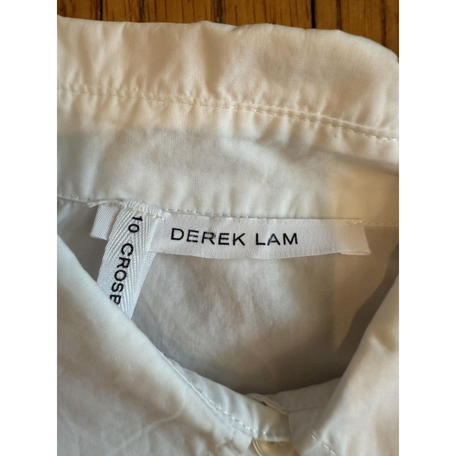 Derek Lam 10 Crosby Derek Lam 10 Crosby Shirt White Button Down Panel Poplin Size S / US 4 / IT 40 - 2 Thumbnail