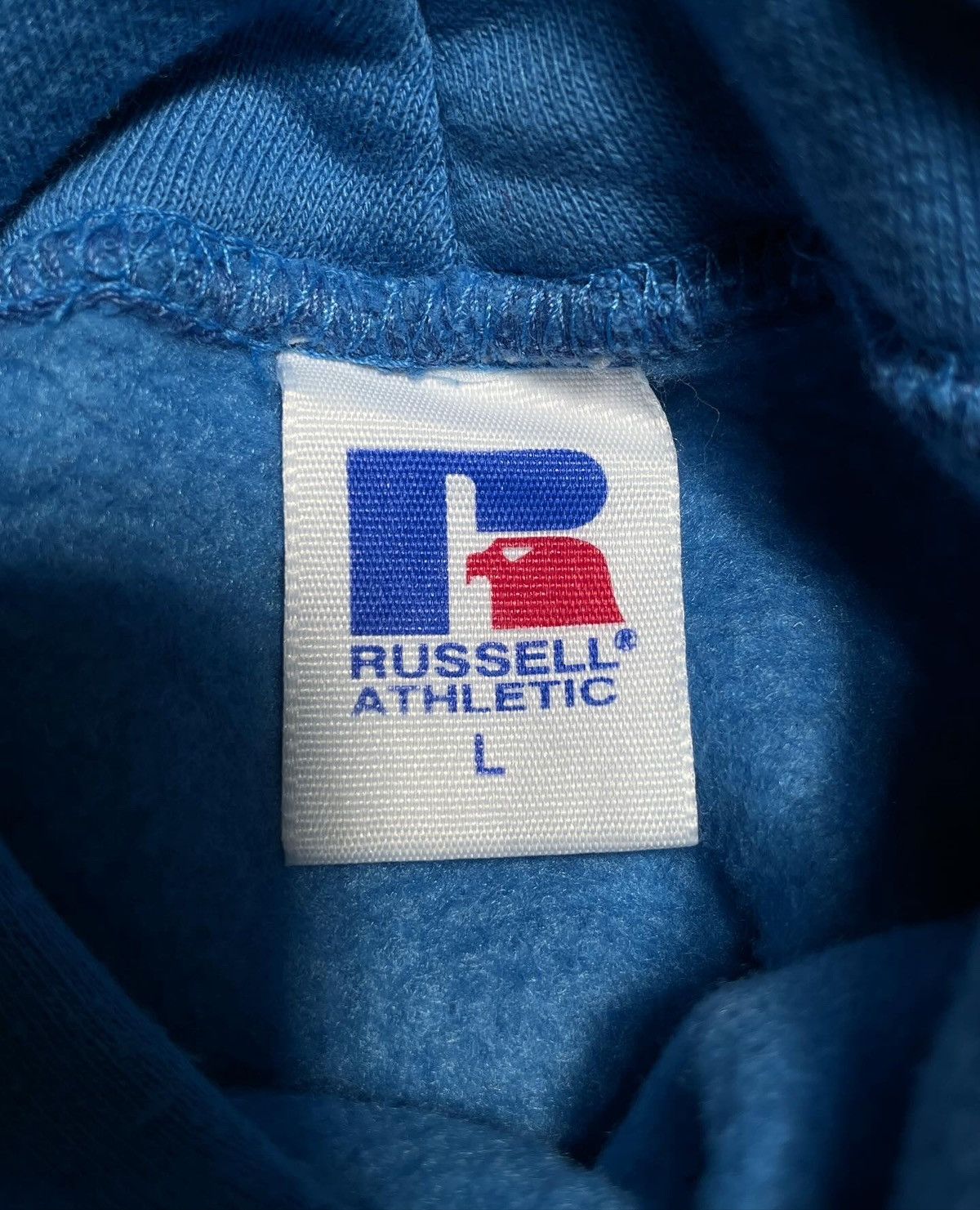 Russell Athletic Sky Blue Russell Athletic Hoodie 2000s Size US L / EU 52-54 / 3 - 8 Thumbnail