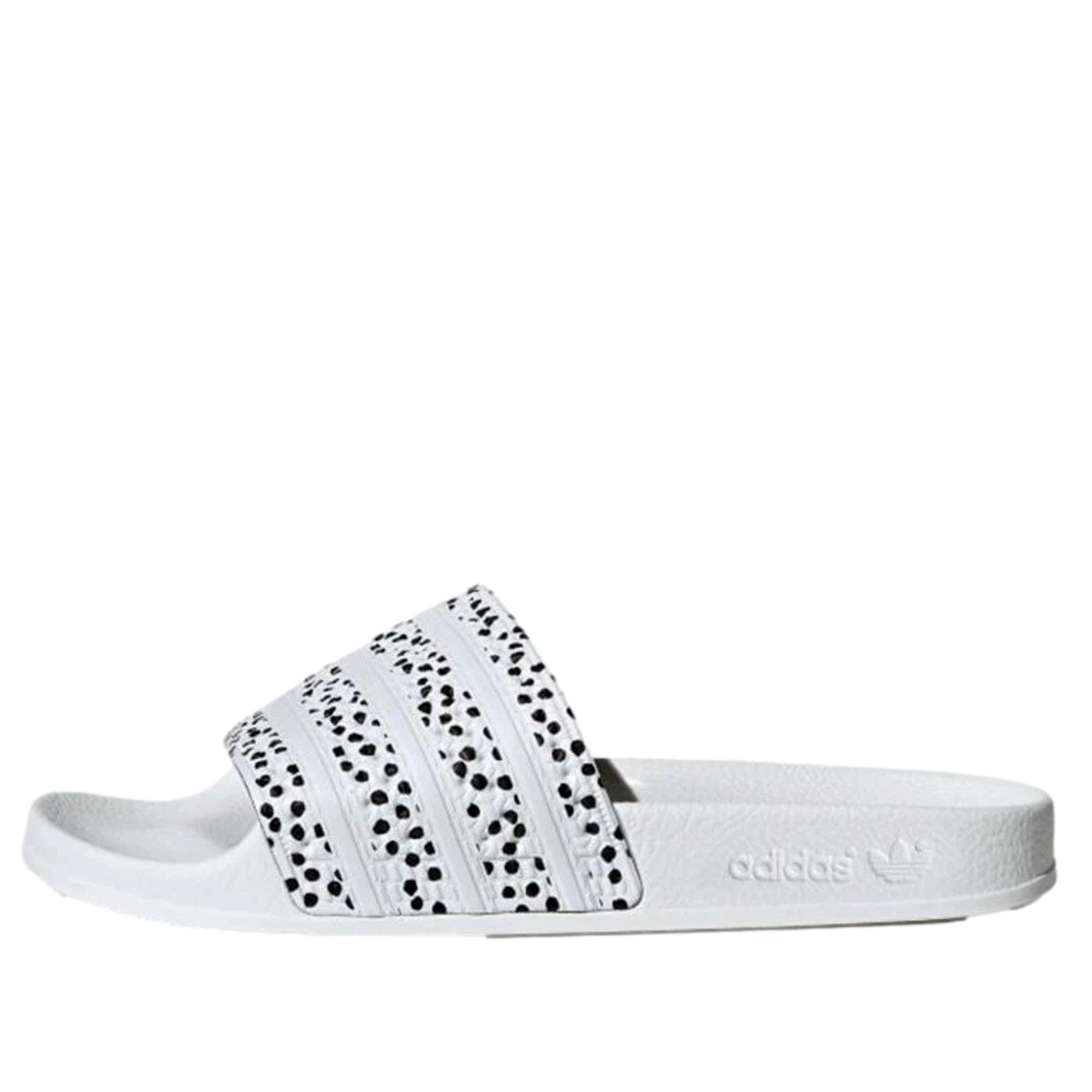 Adidas AdiIette White / Core Black / Footwear White FX5922 Size US 7 / IT 37 - 1 Thumbnail