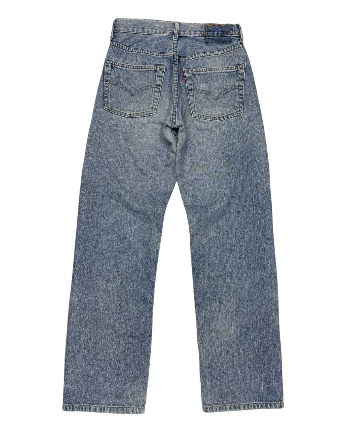 Levi's Vintage Levis 502 Big E Selvedge Redline Distressed Denim Size 26" / US 2 / IT 38 - 6 Thumbnail