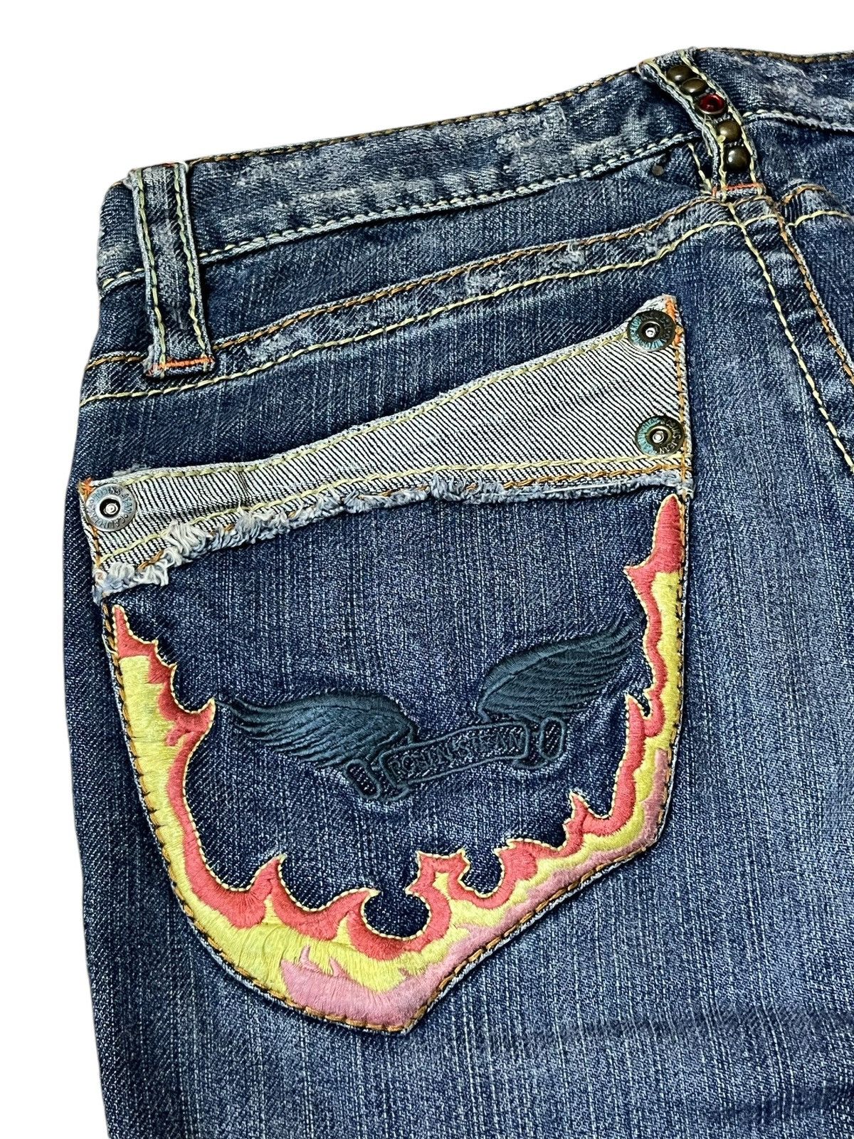 Robins Jeans FIRE🔥VINTAGE ROBIN’S FIRE MADE IN USA JEANS Size US 28 / EU 44 - 8 Thumbnail