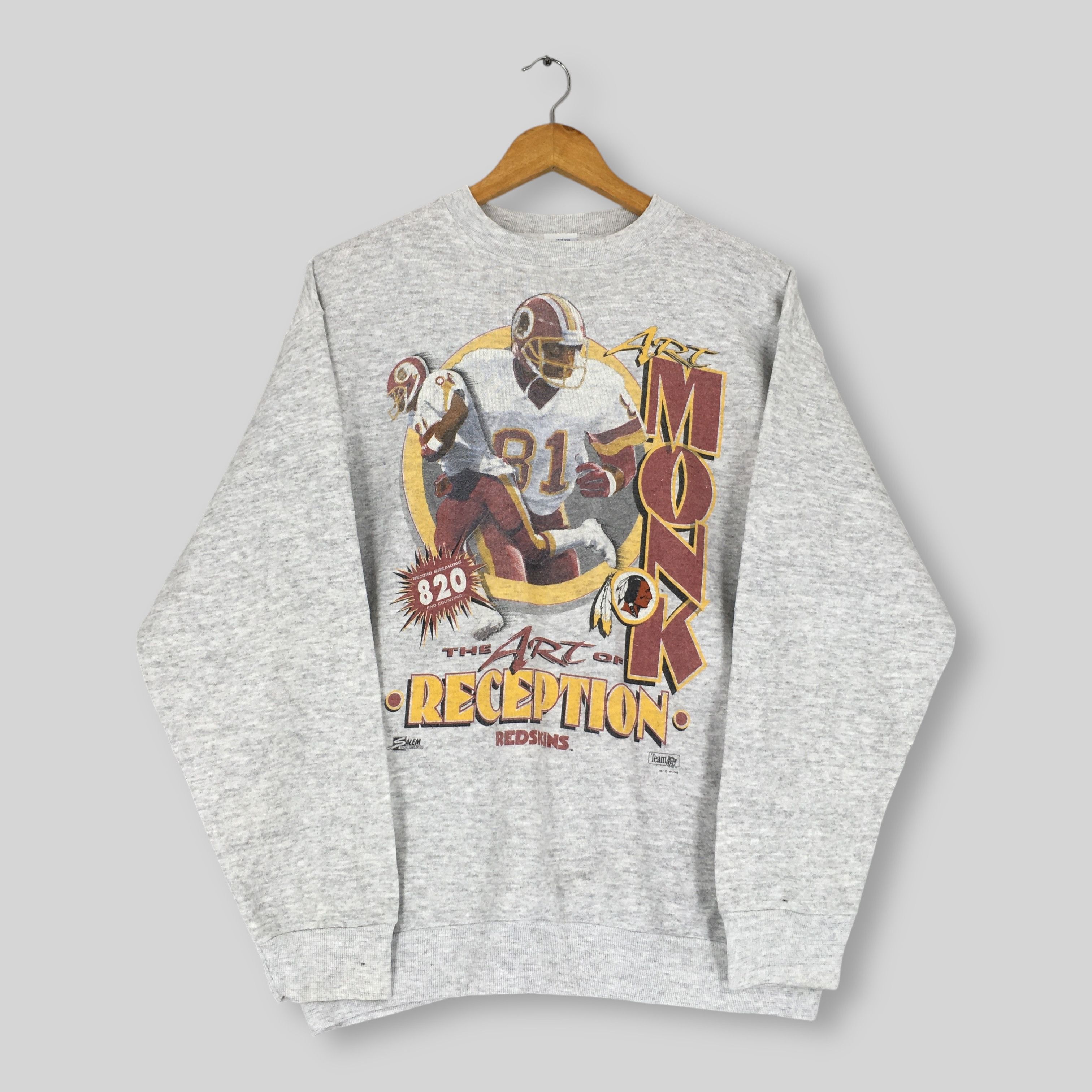 NFL × Vintage Vintage 90s Washington Redskins NFL Sweatshirt Large Size US L / EU 52-54 / 3 - 1 Thumbnail