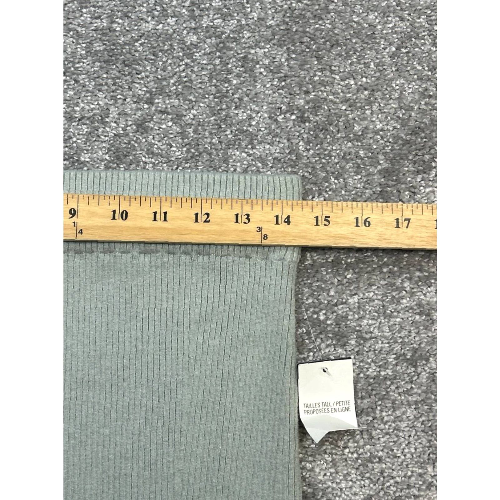 Abercrombie & Fitch Abercrombie & Fitch Ribbed Midi Skirt Womens Medium Green Stretch Side Slit New Size 32" / US 10 / IT 46 - 5 Thumbnail