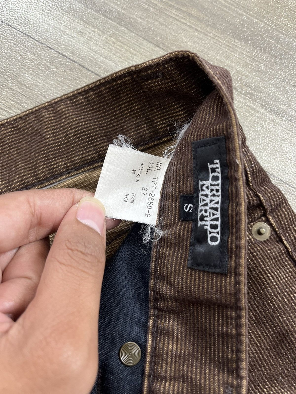 Tornado Mart 2000s Tornado Mart Japan Brown Lgb Ifsixwasnine Flared Jeans Size US 27 - 8 Thumbnail