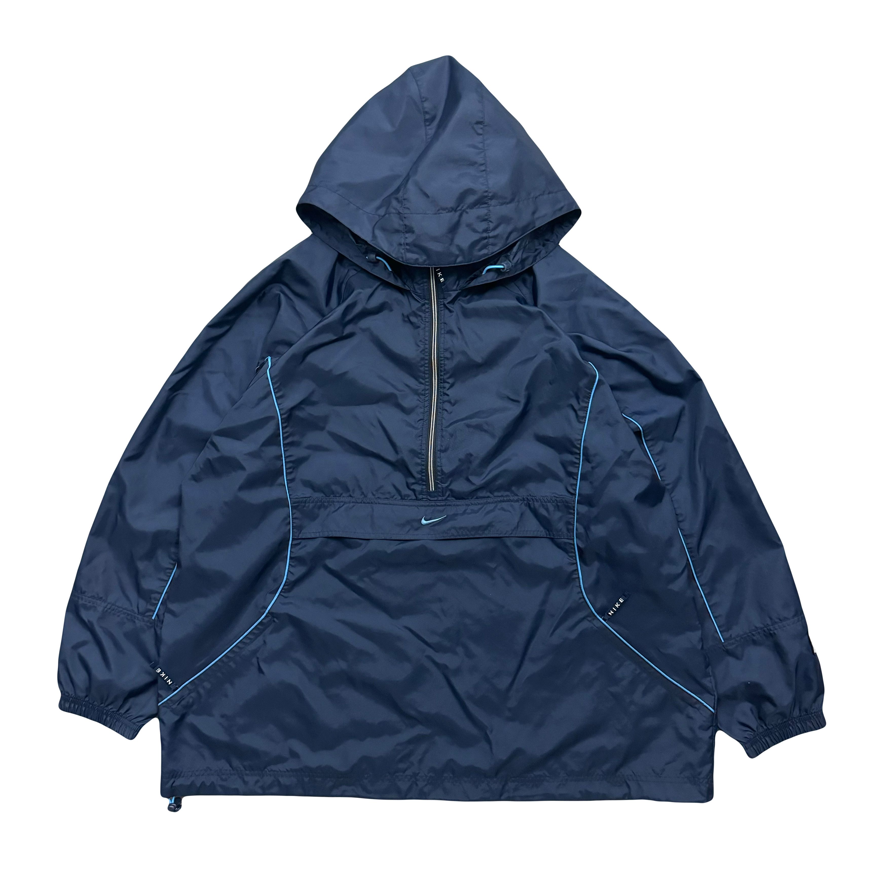 Nike × Vintage VTG 00s Y2K Nike 1/4 Zip Technical Anorak Jacket