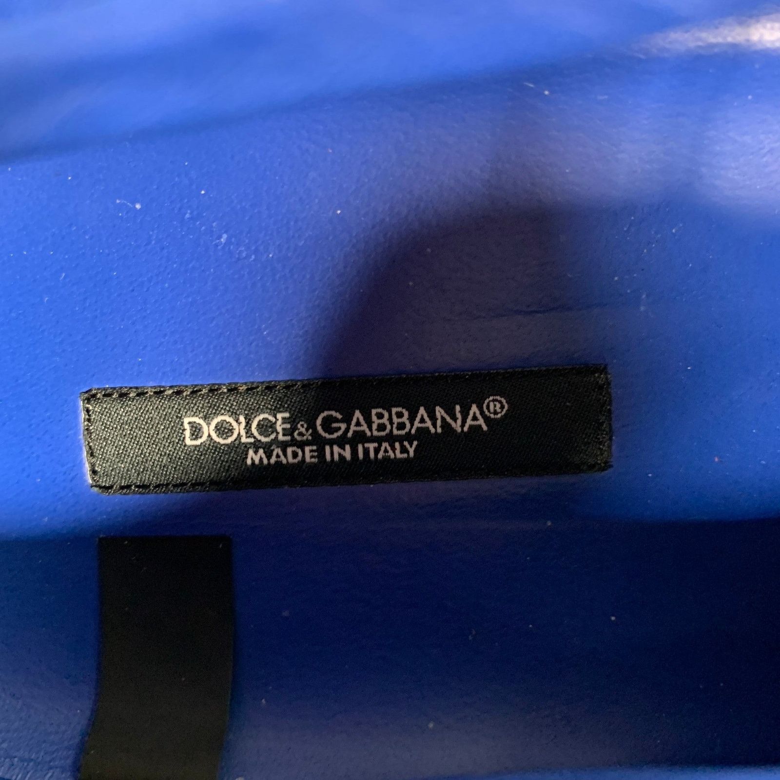 Dolce & Gabbana DOLCE & GABBANA Size 10 Blue Cobalt Nylon Sneakers Size US 10 / EU 43 - 7 Thumbnail