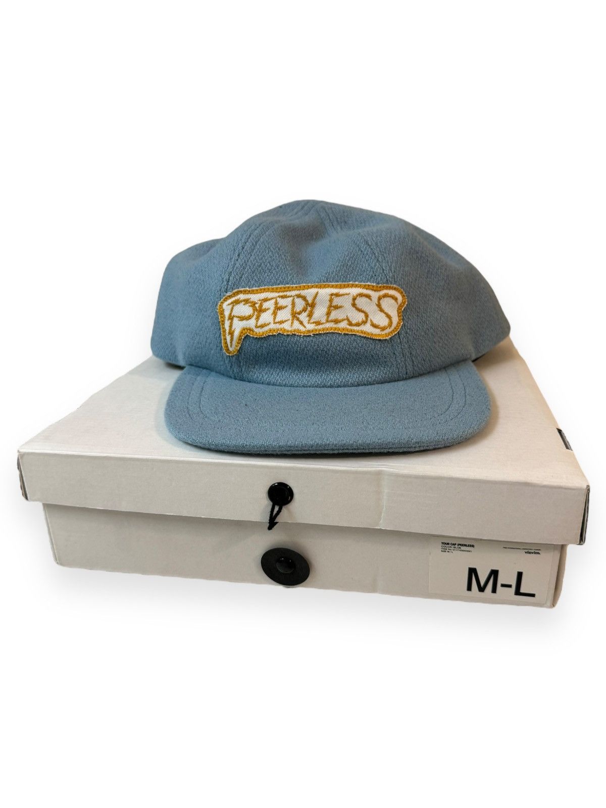 image of Visvim M/l Blue Tour Wool Cap (Peerless), Men's