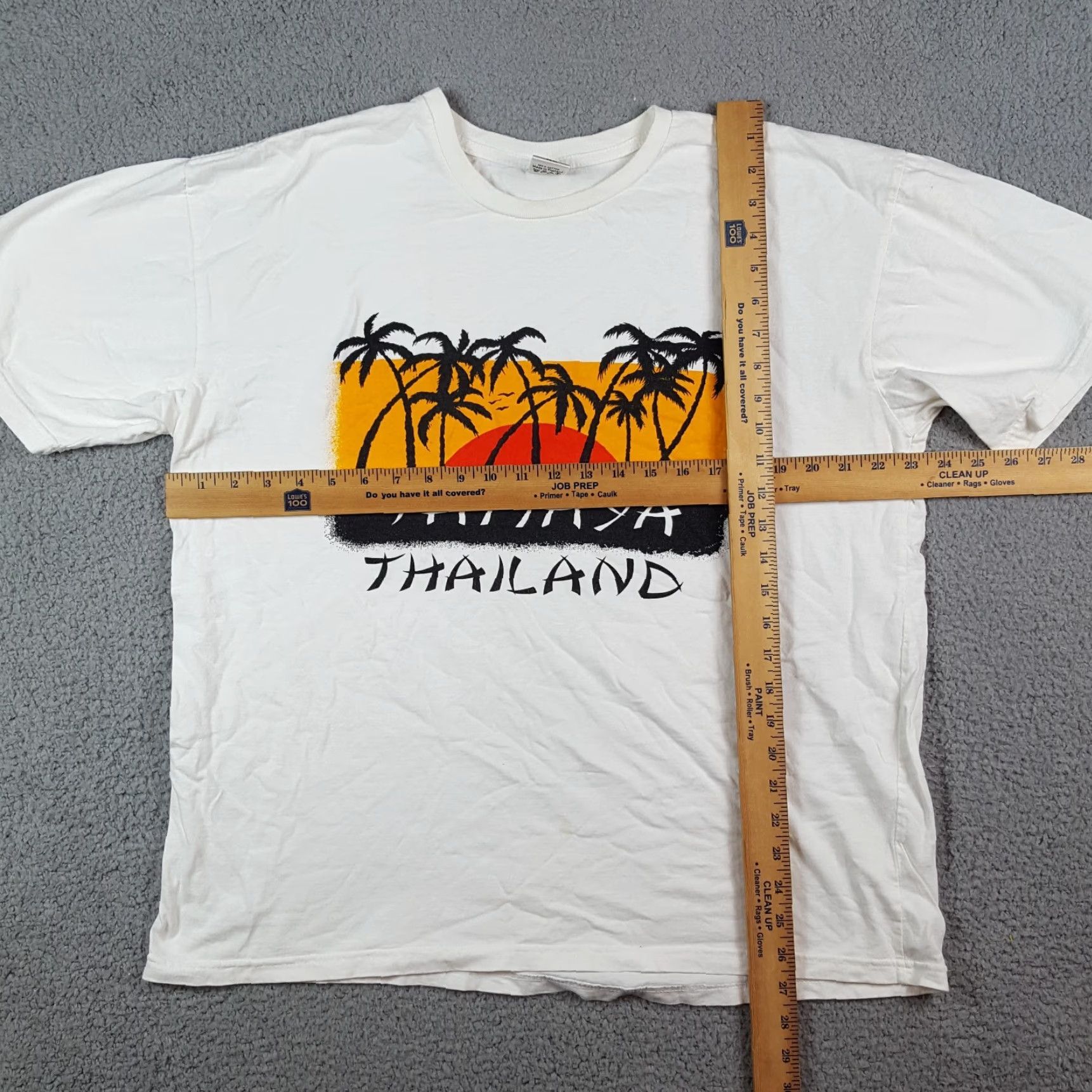 AS Colour Vintage 90s Thailand Travel T-Shirt Men's XL Cotton Island Beach Retro Y2K Summer Summer Beach Tropical Thailand Shirt Size US XL / EU 56 / 4 - 5 Thumbnail