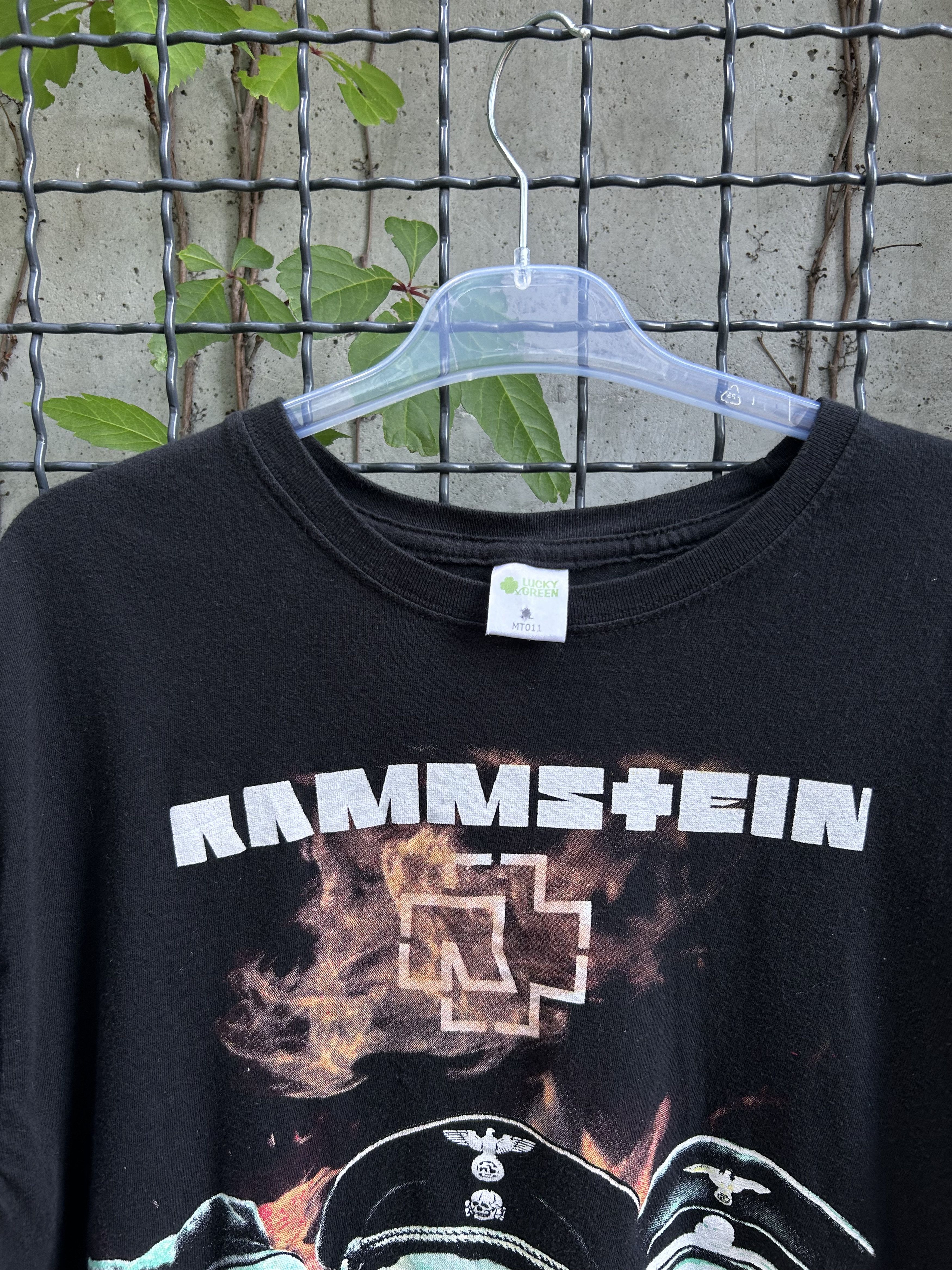 Band Tees × Vintage Vintage 2000s Rammstein Deutschland Rock Band T-shirt Size US L / EU 52-54 / 3 - 12 Thumbnail