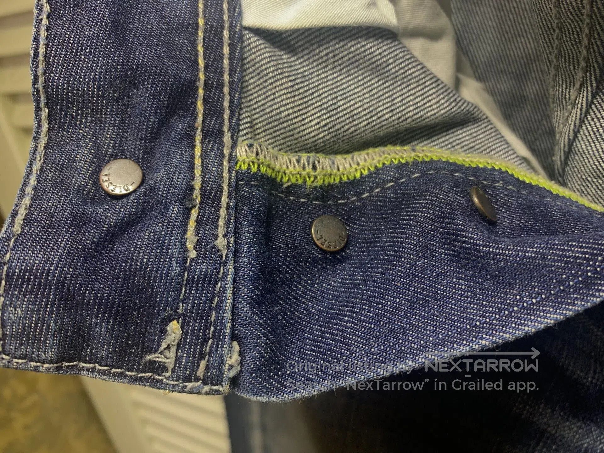 Diesel Diesel Men's Washed Vintage Gradient Jeans. Size US 30 / EU 46 - 4 Thumbnail