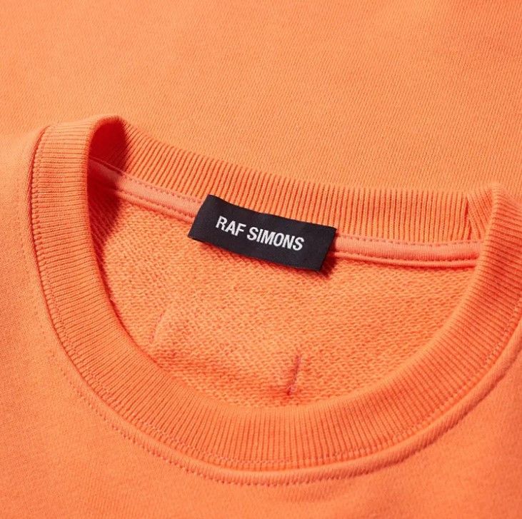 Raf Simons Raf Simons Orange Drugs Regular Fit Sweatshirt Size US XL / EU 56 / 4 - 5 Thumbnail