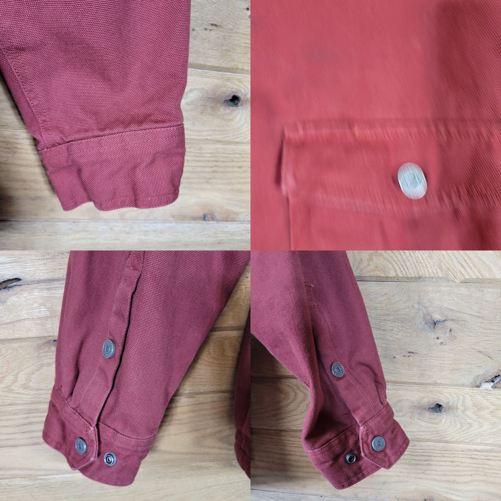 Vintage Duluth Shacket Shirt Jacket Maroon Lined Fleece Heavy Canvas XL/Tall XLT Men Jacket Shacket Winter Fall Spring Outdoor Size US XL / EU 56 / 4 - 8 Thumbnail