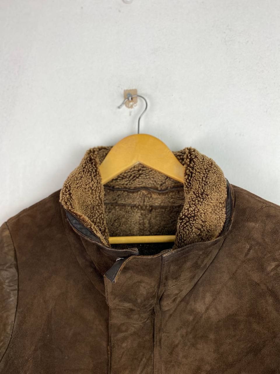 Leather vintage okiraku lamb leather jacket fur lining ideal zipper Size US S / EU 44-46 / 1 - 2 Thumbnail