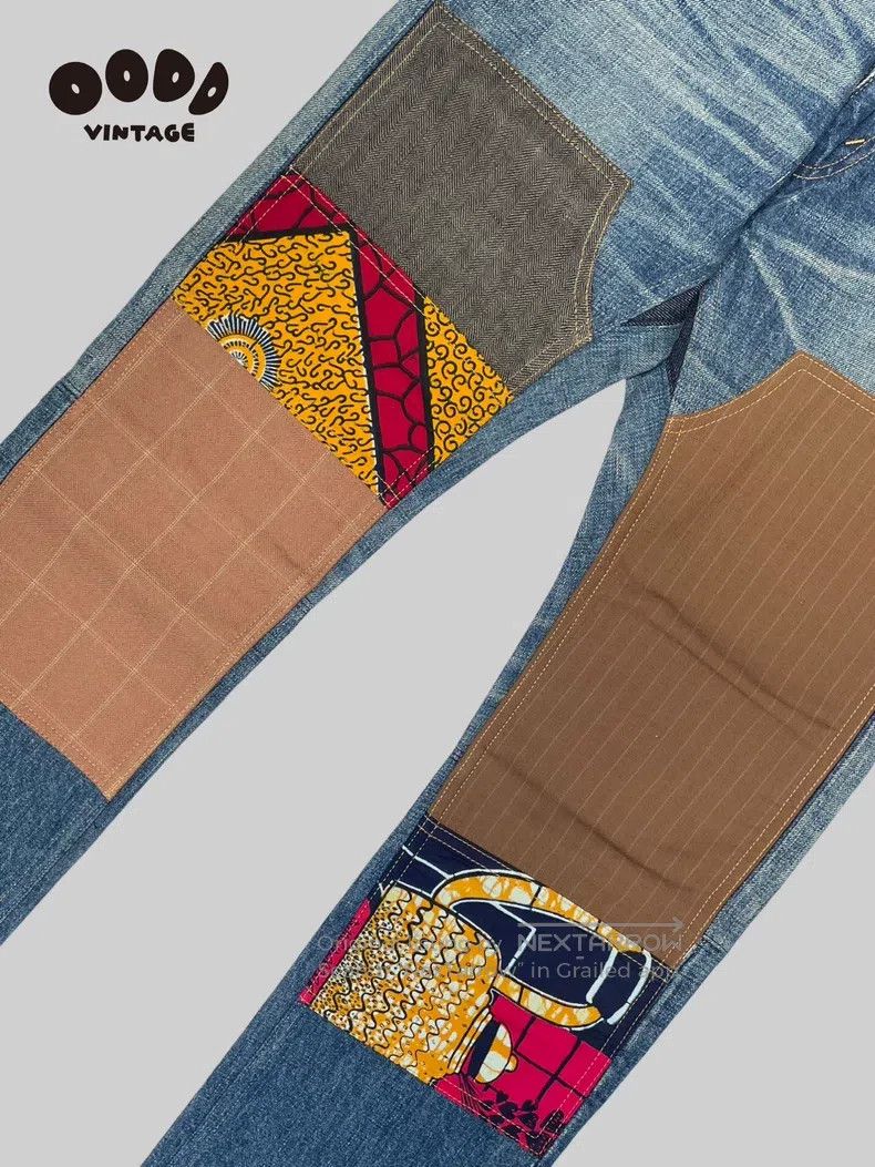 Comme des Garcons Comme Des Garcons size S Vintage fabric patchwork distress Size US 27 - 4 Thumbnail