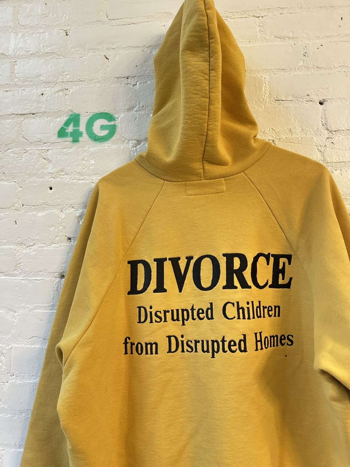 Enfants Riches Deprimes ERD DIVORCE HOODIE YELLOW SZ M Size US M / EU 48-50 / 2 - 2 Thumbnail