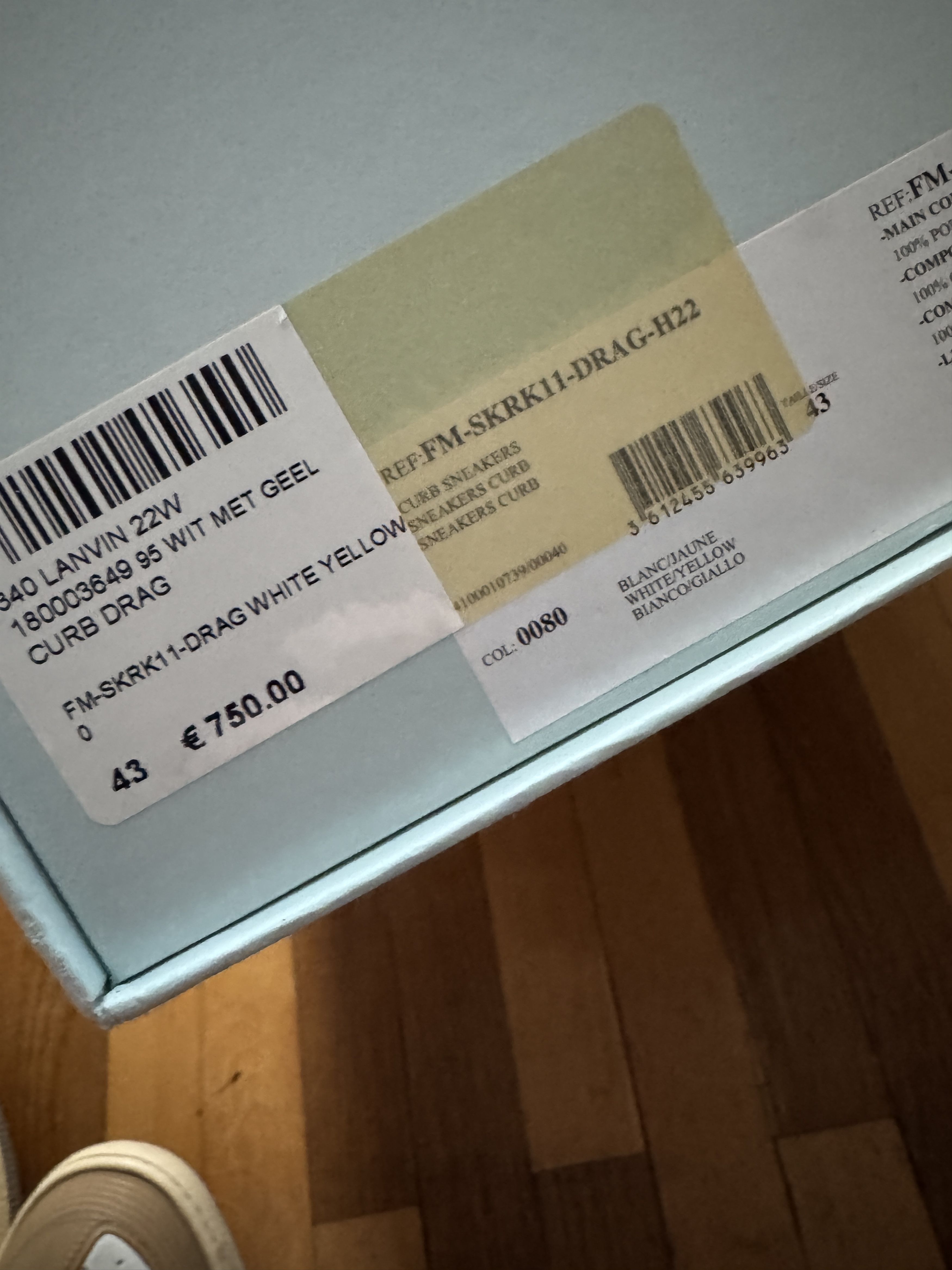 Lanvin Lanvin Curb Yellow Size US 10 / EU 43 - 8 Thumbnail