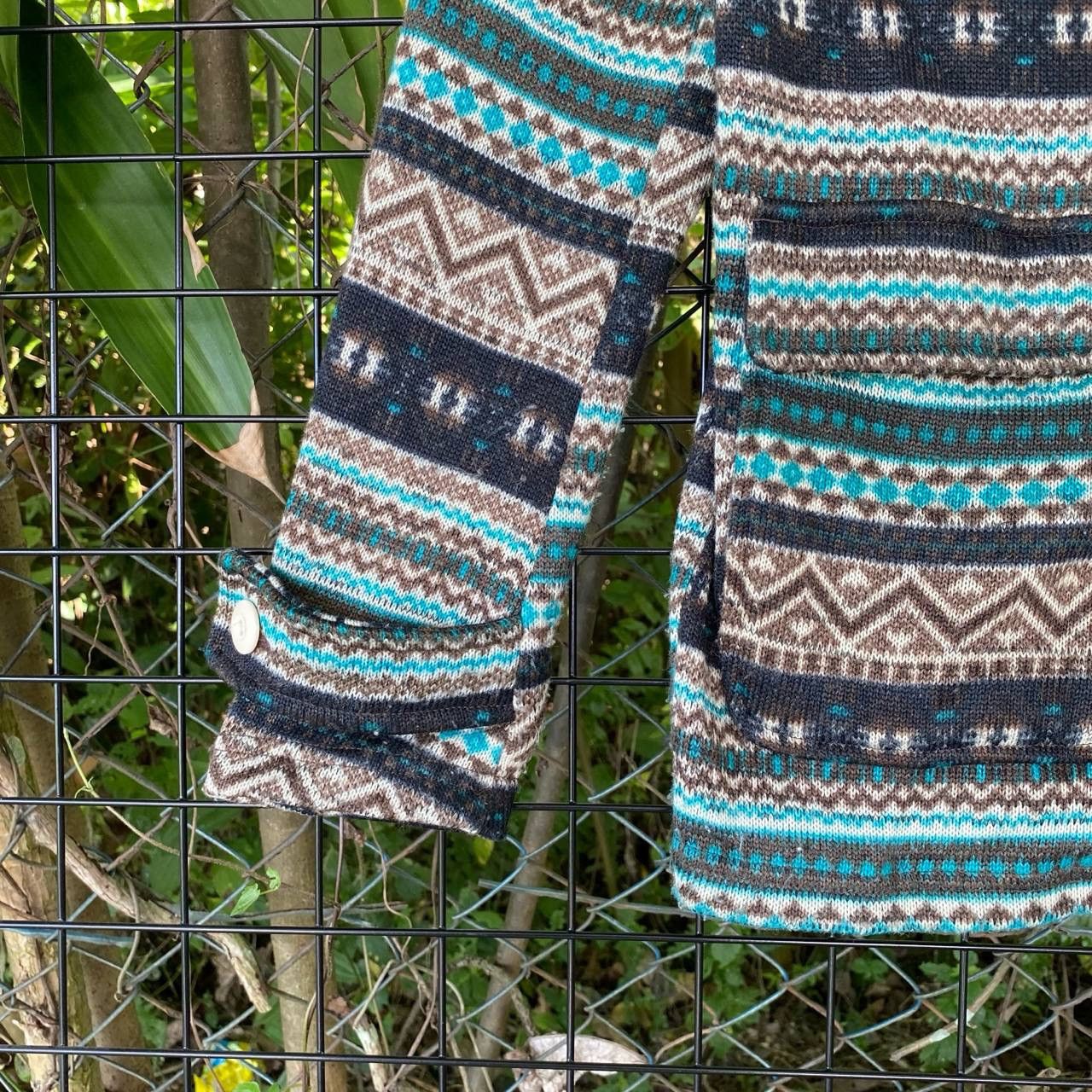 Japanese Brand × Vintage Vtg Japan Navajo Hoodies Duffle Jacket Size M / US 6-8 / IT 42-44 - 4 Thumbnail
