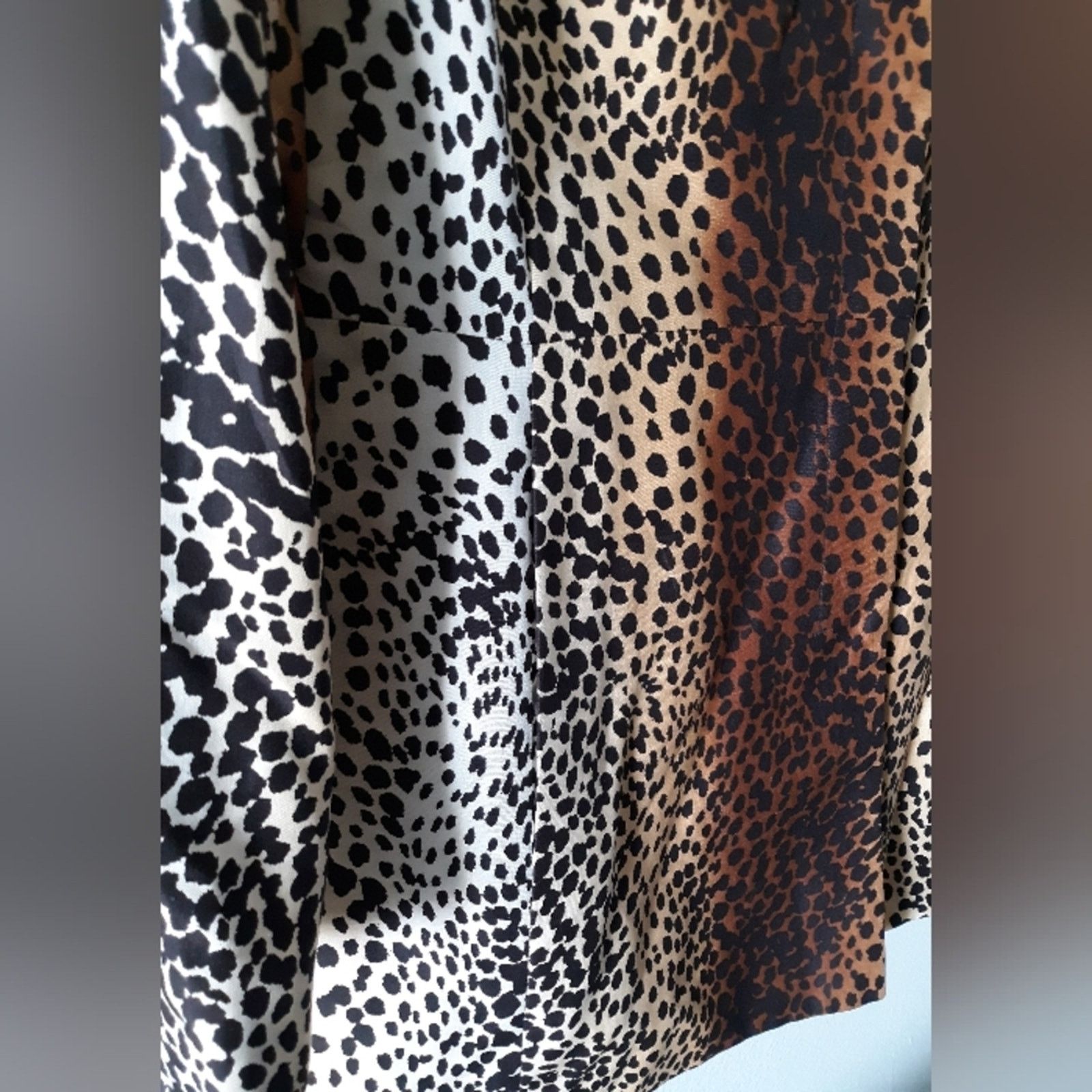 Anne Klein Anne Klein Silk Animal Print Blazer Size M / US 6-8 / IT 42-44 - 4 Thumbnail