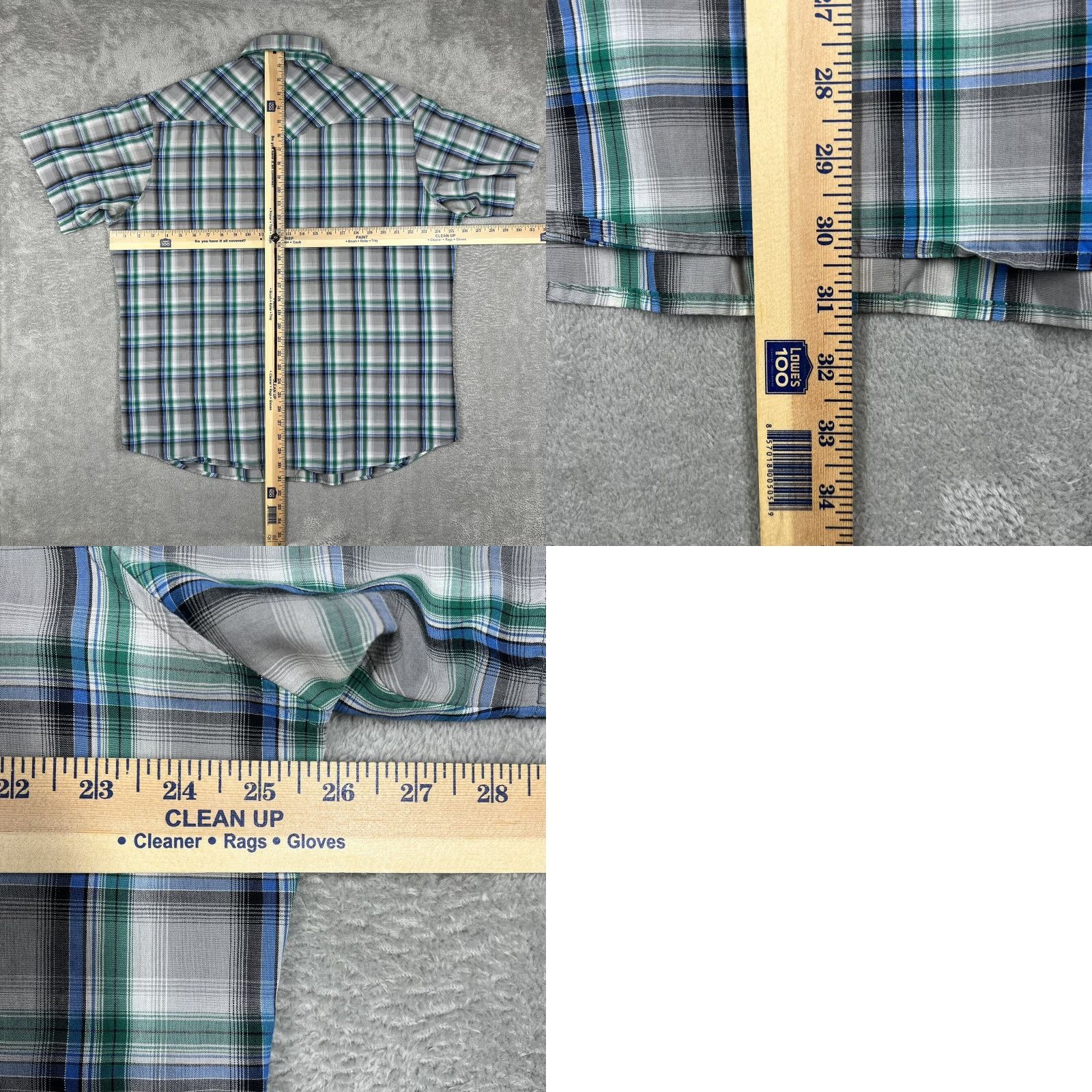Wrangler VTG Wrangler Western Pearl Snap Shirt Mens XL Multicolor Plaid Cowboy Shirt Size US XL / EU 56 / 4 - 8 Thumbnail