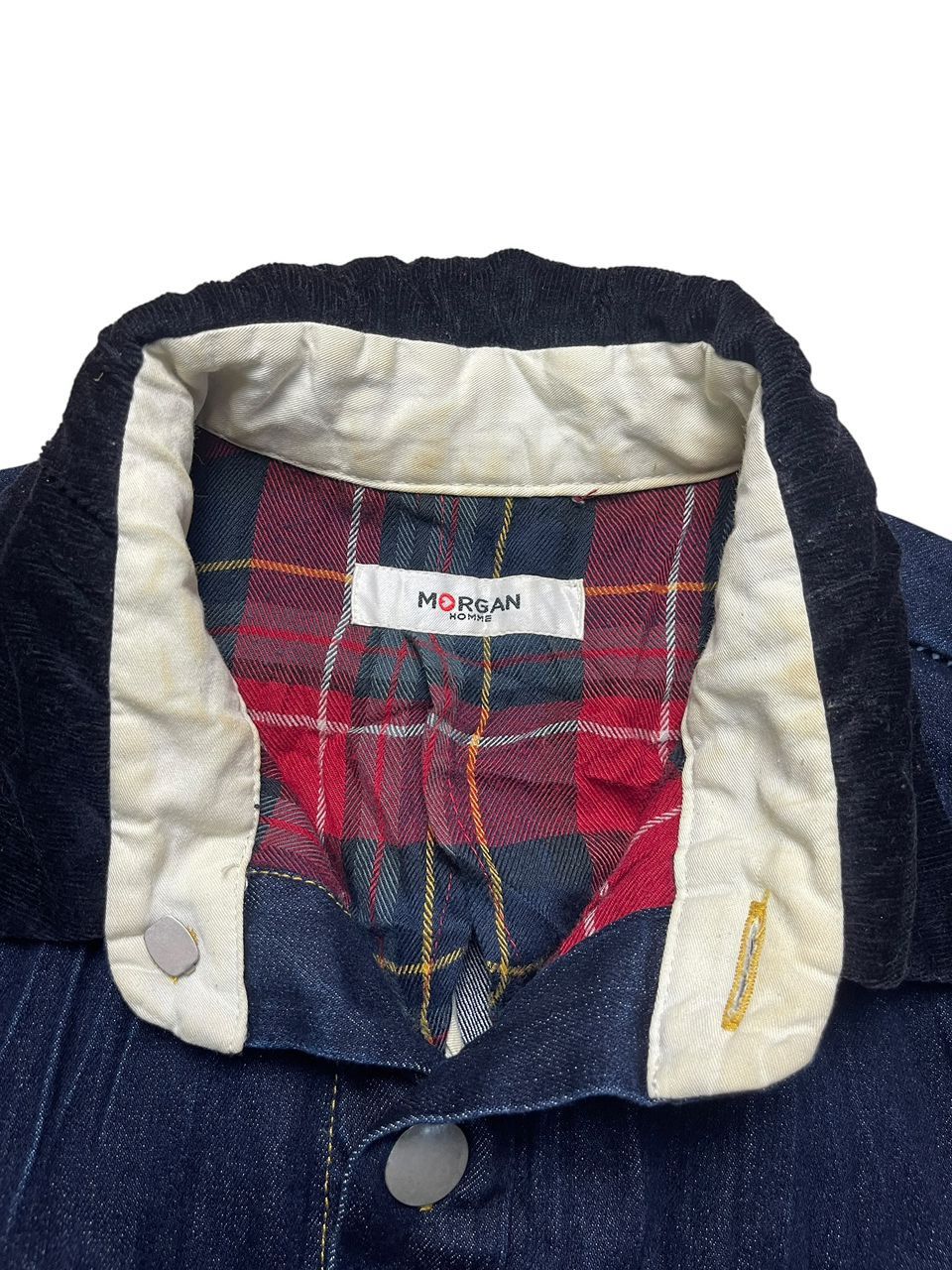 Morgan Homme Morgan Homme Denim Shirt Size US M / EU 48-50 / 2 - 16 Thumbnail