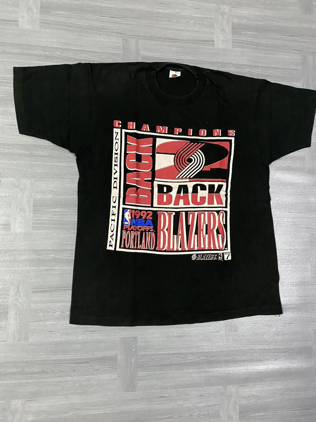 NBA Vintage 90s NBA Portland Trail Blazers Size US L / EU 52-54 / 3 - 3 Thumbnail