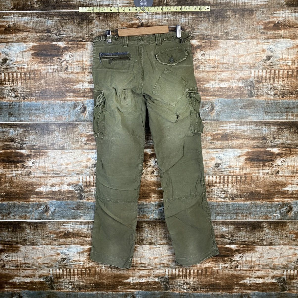 Japanese Brand DL Back Number Green Cargo Multipocket Pants #C1204 Size US 28 / EU 44 - 16 Thumbnail