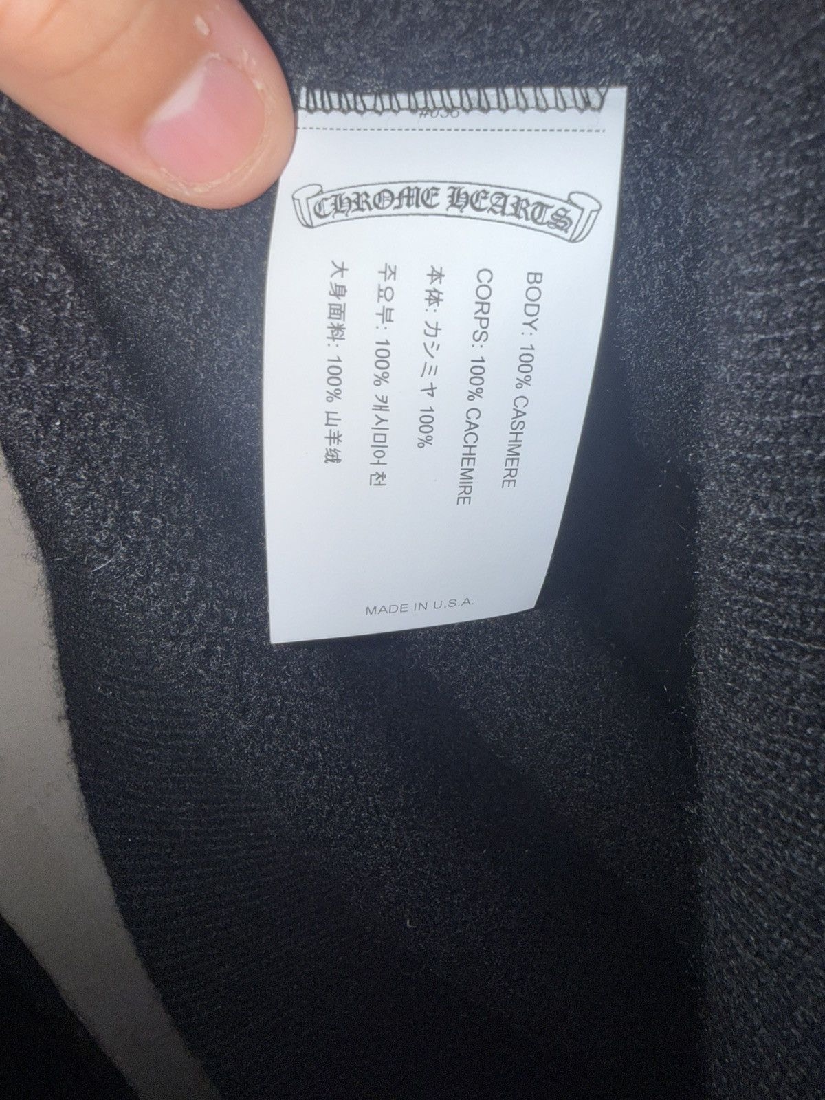 Chrome Hearts Chrome Hearts Cashmere Floral Zip Up Hoodie Size US L / EU 52-54 / 3 - 6 Thumbnail
