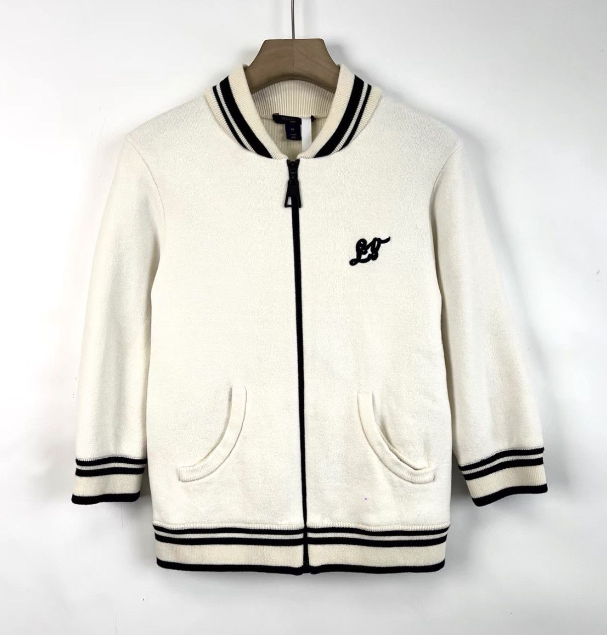 Louis Vuitton Louis Vuitton Three-quarter Sleeve Striped Jacket K12 Size M / US 6-8 / IT 42-44 - 1 Thumbnail