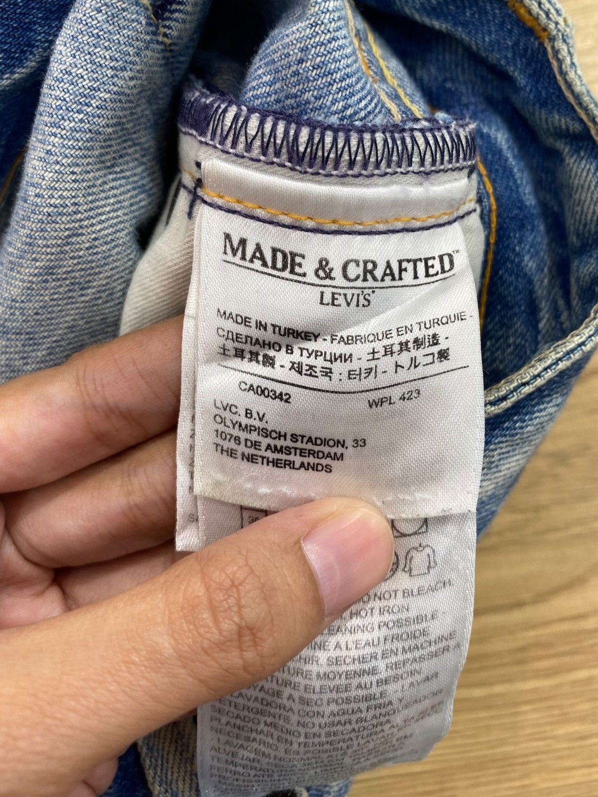 Levi's Made & Crafted Levi’s Made & Crafted Faded Blue Wash Style Soft Denim Size US 31 - 11 Thumbnail