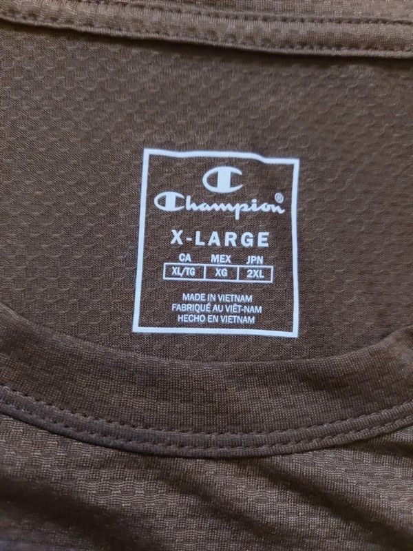 Champion Champion Performance T-shirt Kaki Size US XL / EU 56 / 4 - 2 Thumbnail