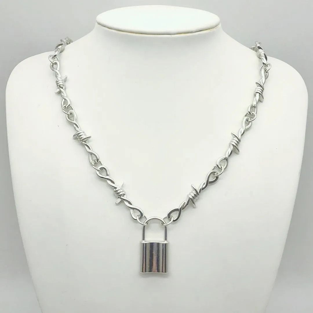 Jewelry Small Wire Brambles Iron Unisex Choker Necklace Size ONE SIZE - 1 Thumbnail