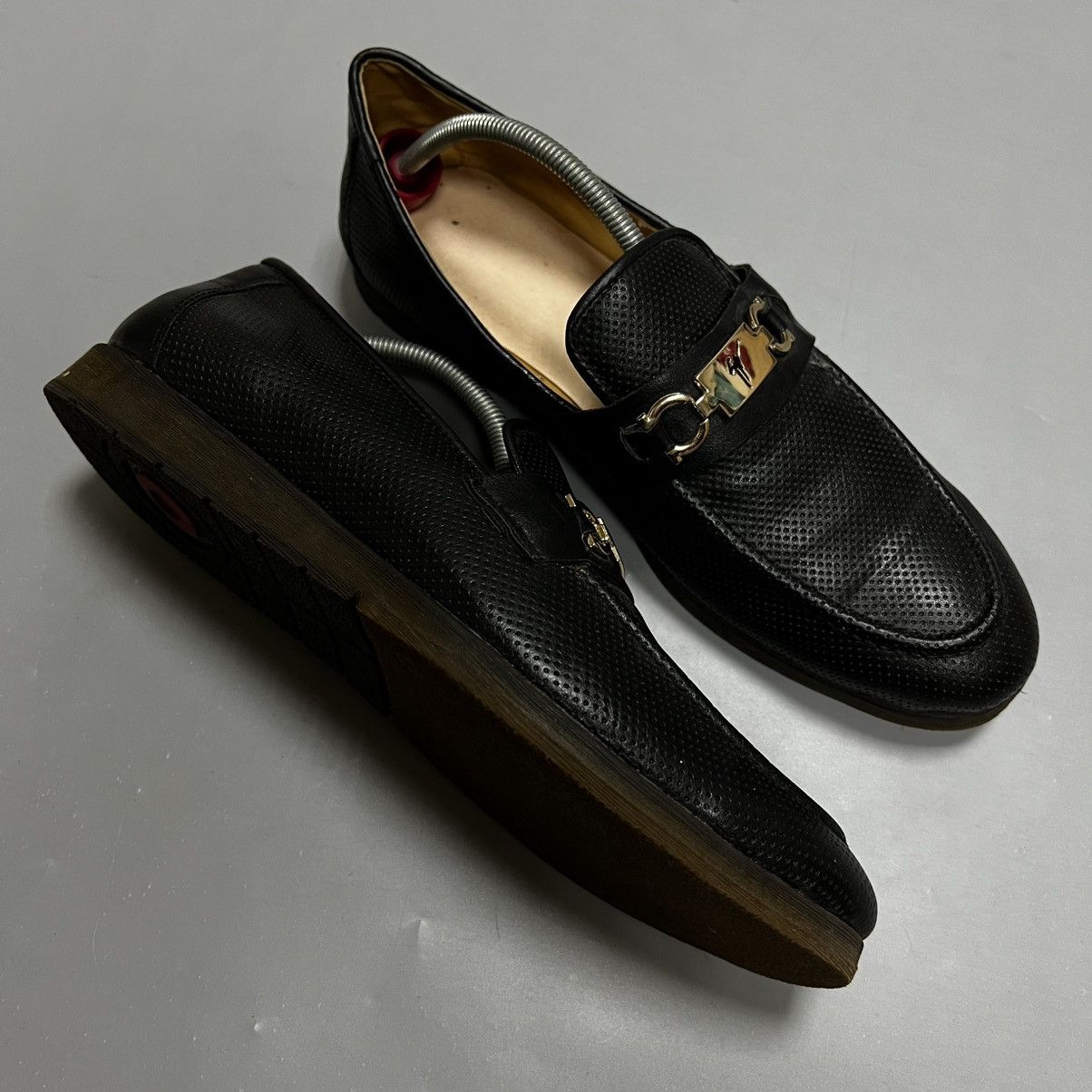 Giuseppe Zanotti Giuseppe Zanotti Leather Slip-on Black Shoes Size US 7 / EU 40 - 2 Thumbnail