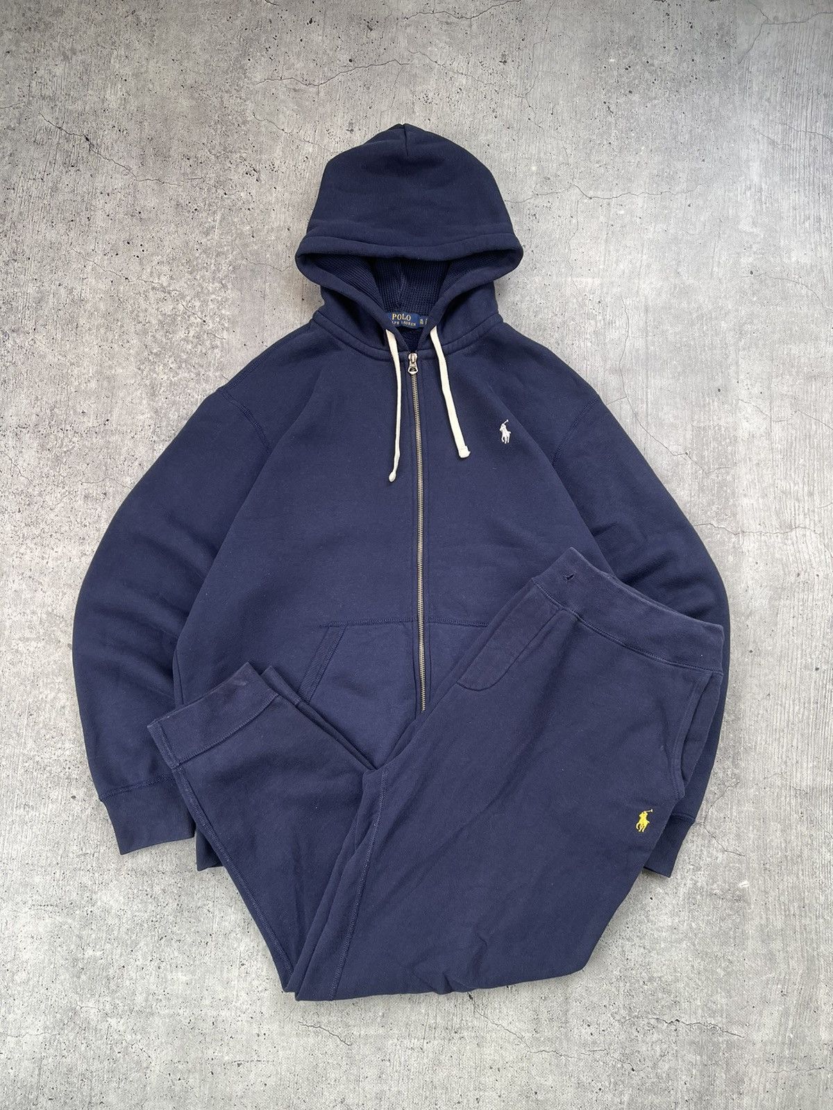 Polo Ralph Lauren × Vintage Mens Vintage Polo Ralph Lauren suits pants zip hoodie y2k Size US XL / EU 56 / 4 - 1 Thumbnail