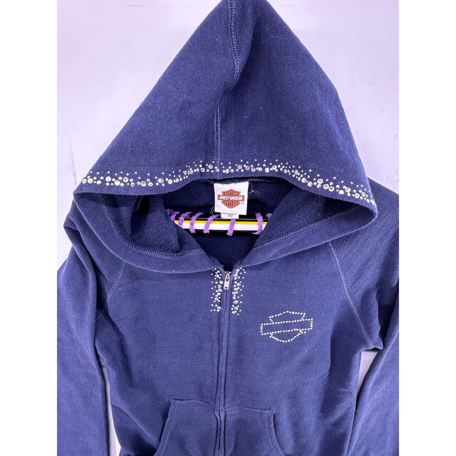 Harley Davidson Harley Davidson Twin Cities Lakeville Navy Zipup Hoodie 2012 Size M / US 6-8 / IT 42-44 - 6 Thumbnail