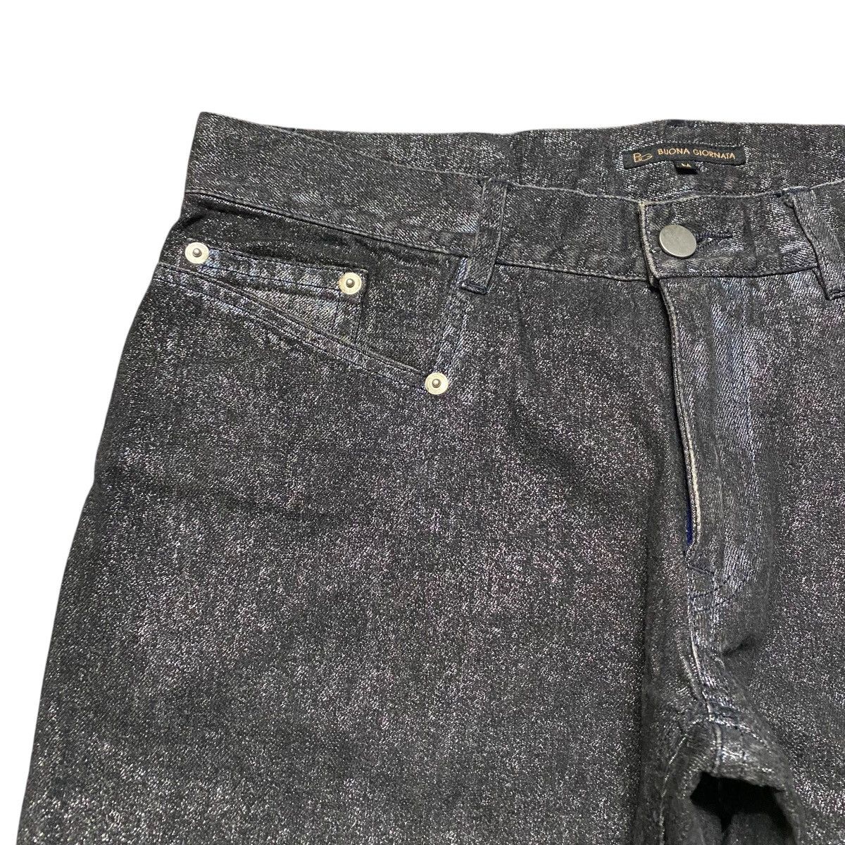 Japanese Brand Buona Giornata ice waxed Denim Jeans Size US 31 - 4 Thumbnail