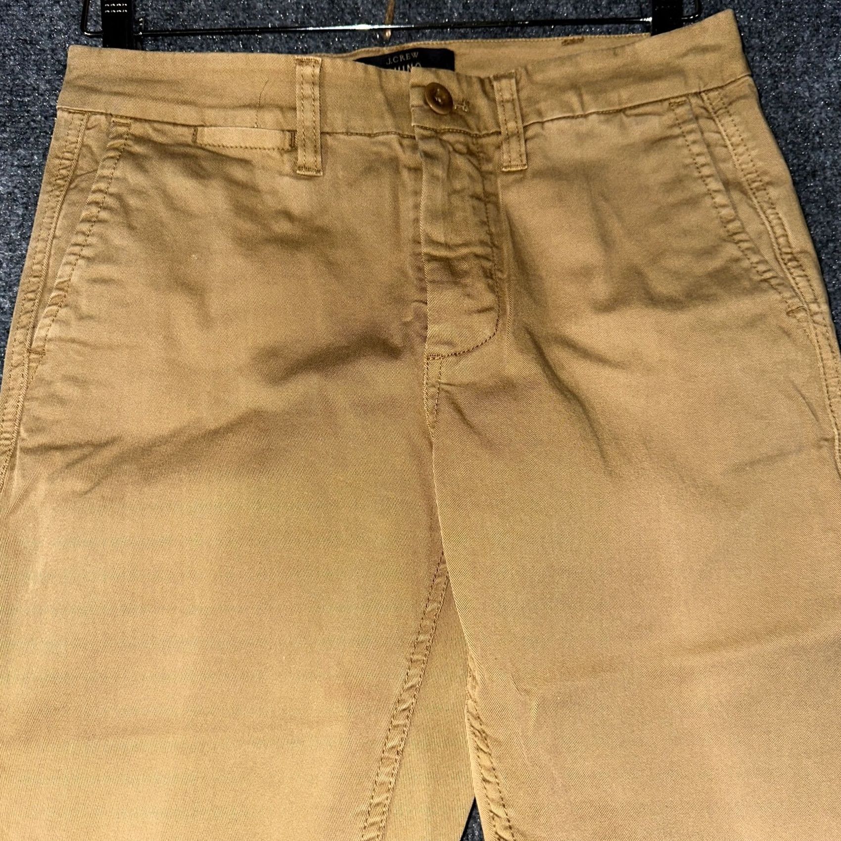 J.Crew J.CREW Pants Womens 25 Chino Pockets Honey Brown Cotton Stretch Size 42" / US 20 - 3 Thumbnail