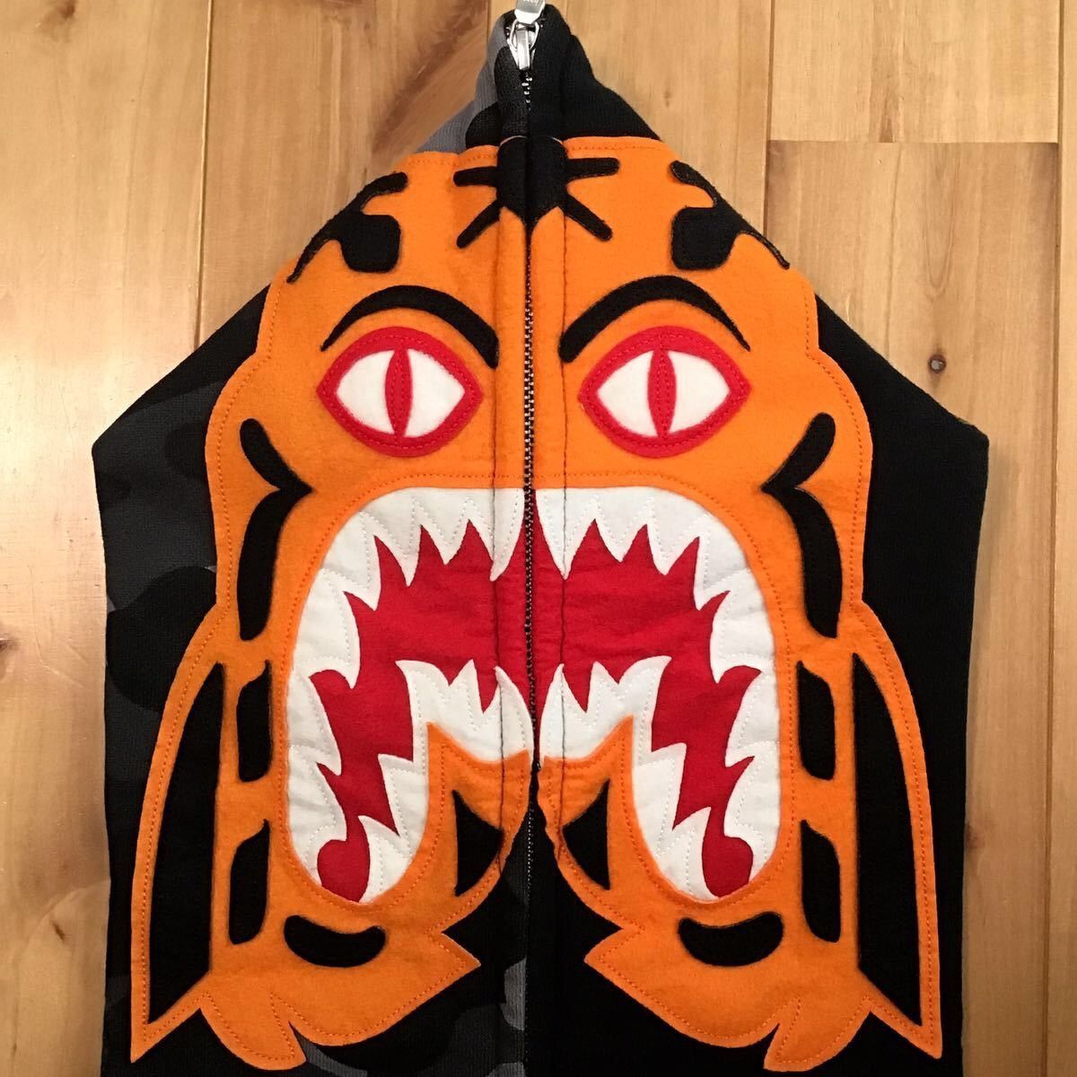 Bape × Nigo Black camo BAPE Tiger full zip hoodie a bathing ape NIGO Size US M / EU 48-50 / 2 - 4 Thumbnail