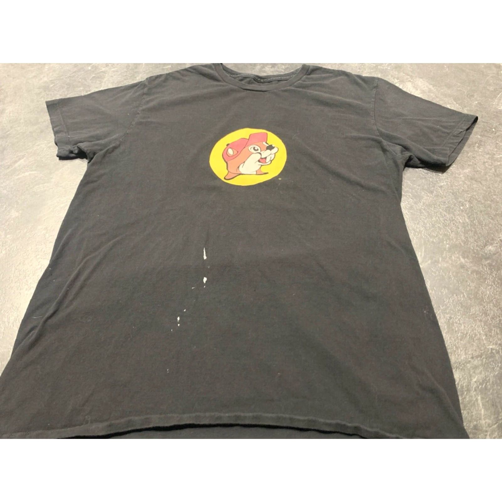 Vintage BUC-EE'S Beaver T-Shirt Peace Love Black Adult XL Faded Paint Stains Unisex Size US XL / EU 56 / 4 - 2 Thumbnail
