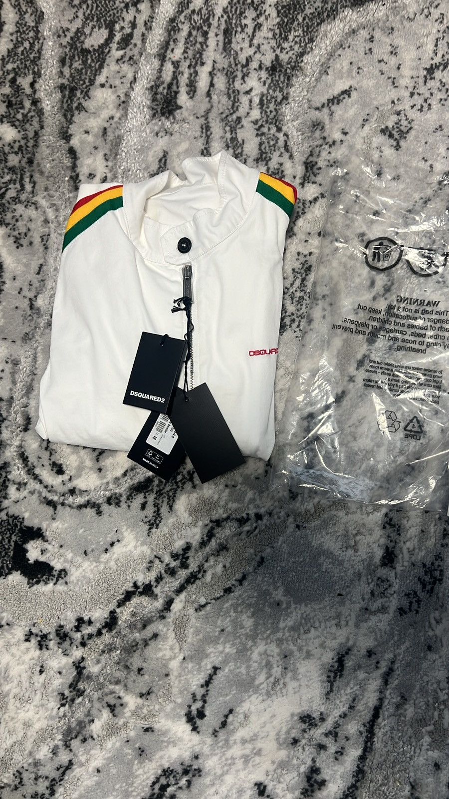 Dsquared2 *NEW* DSQUARED2 TENNIS BOMBERJACK Size US M / EU 48-50 / 2 - 7 Thumbnail