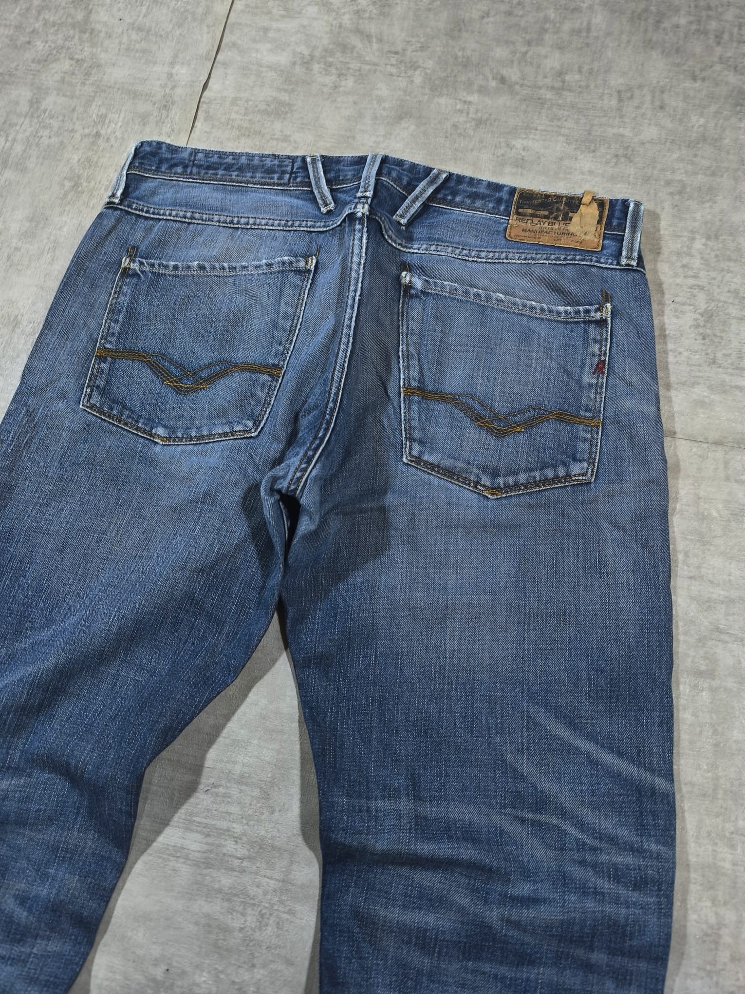 Replay vintage faded grunge distressed replay jeans Size US 36 / EU 52 - 5 Thumbnail
