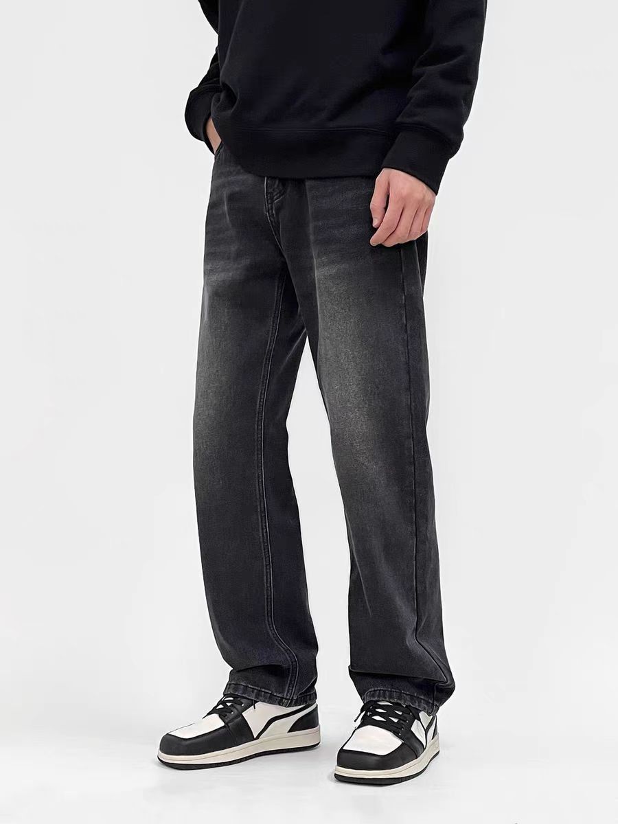 Japanese Brand × Jean High street washed baggy straight leg jeans Size US 30 / EU 46 - 2 Thumbnail