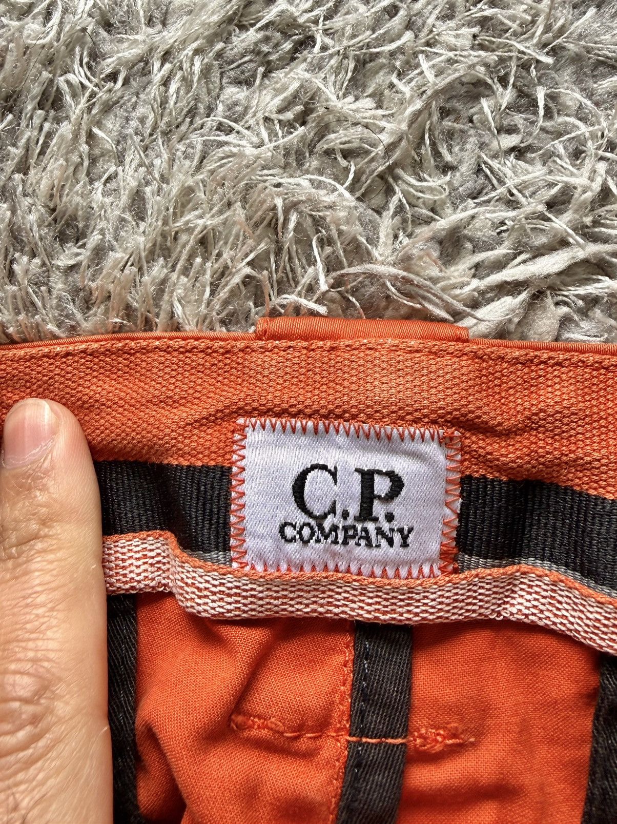 C.P. Company C.P. COMPANY ORANGE GARMENT DYED CARGO PANTS Size US 33 - 13 Thumbnail
