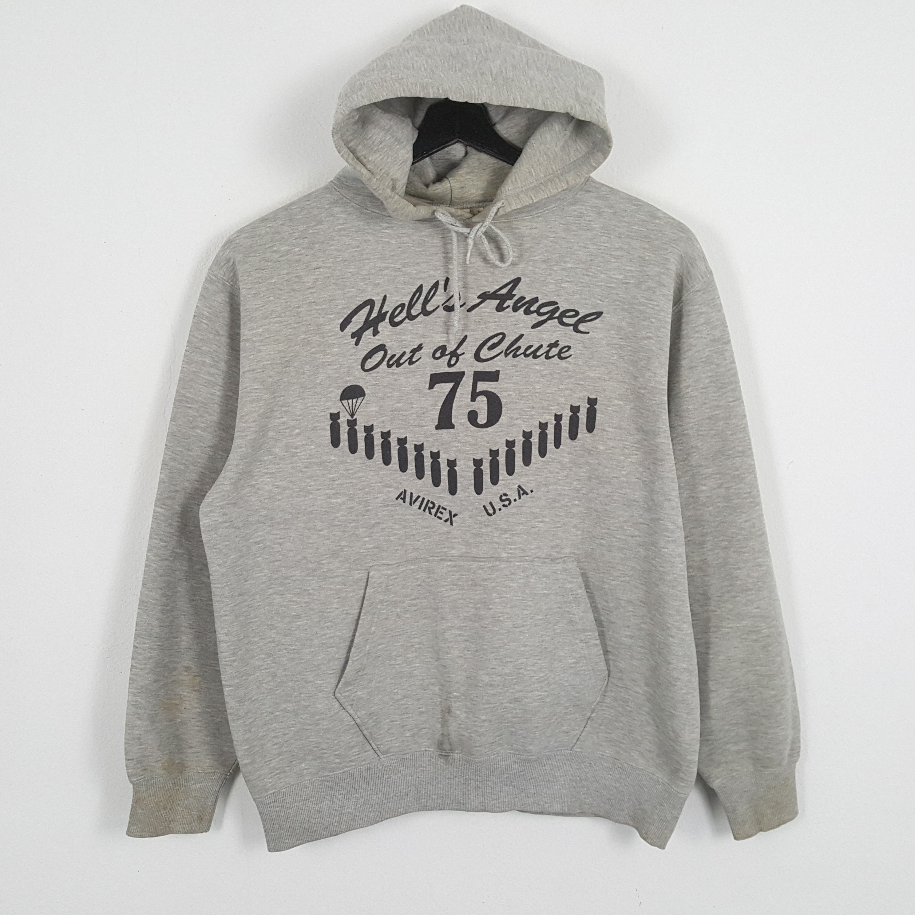 Avirex × Vintage AVIREX USA Streetwear Style Hoodies Size US L / EU 52-54 / 3 - 1 Thumbnail