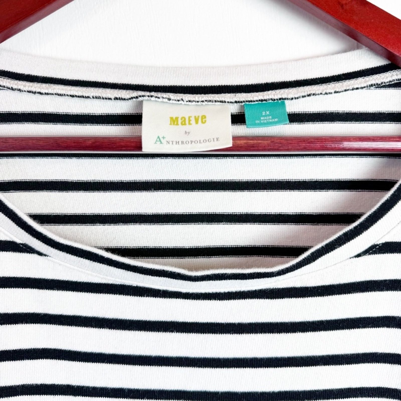 Anthropologie outlet Striped Popover Top XS