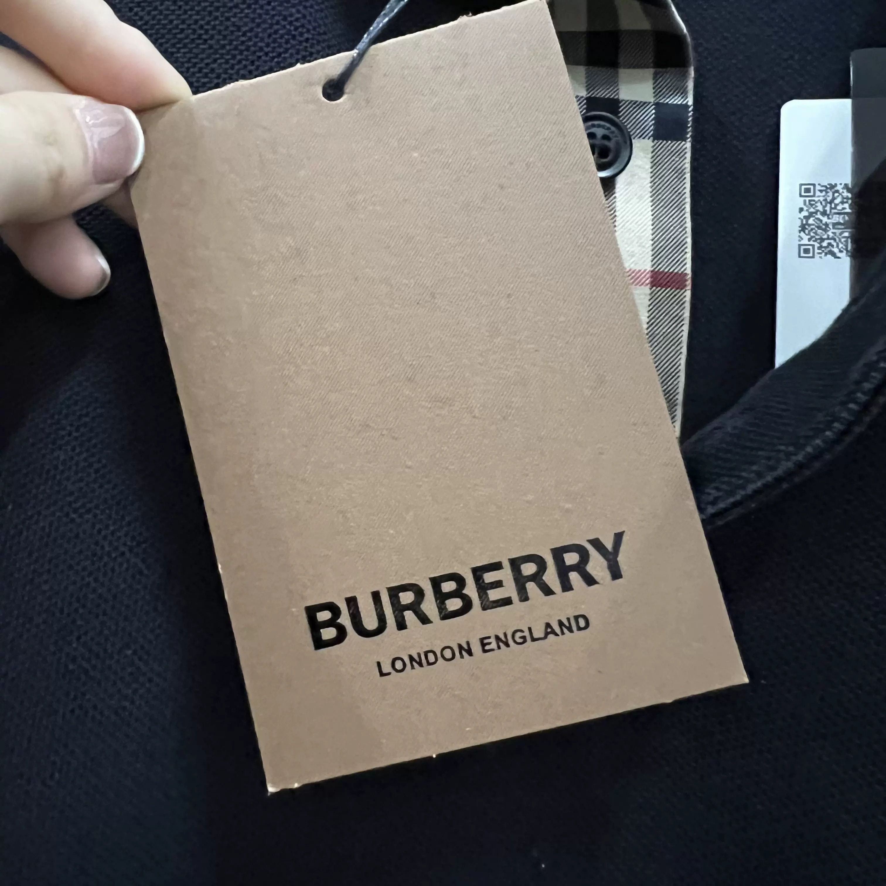 Burberry Burberry Black TB Embroidered Polo Shirt Size US XS / EU 42 / 0 - 5 Thumbnail