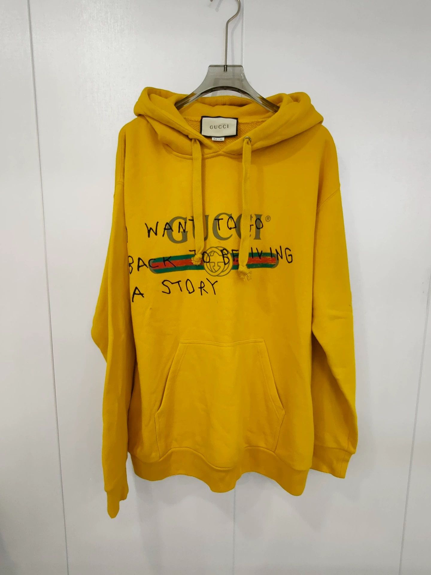 Gucci Graffiti Print Oversized Hoodie - dmc