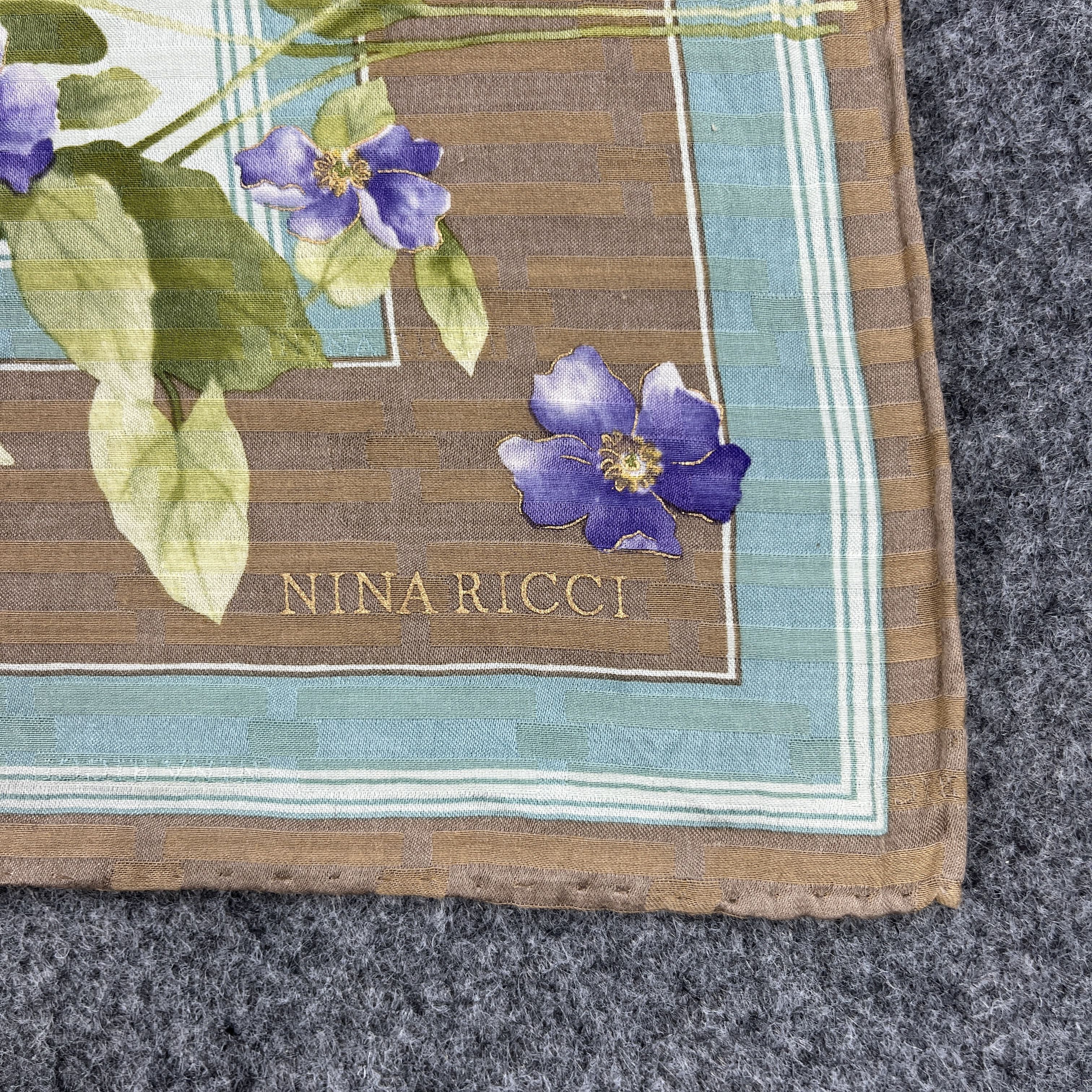 Nina Ricci Nina Ricci Handkerchief / Bandana / Neckerchief B724 Size ONE SIZE - 3 Thumbnail