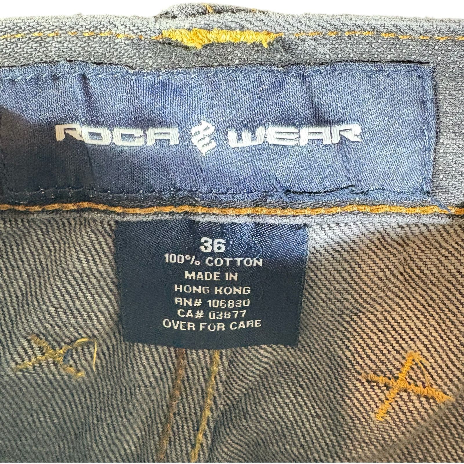 Rocawear Y2K Rocawear Wide Leg Denim Jeans 36x30 Size US 36 / EU 52 - 7 Thumbnail