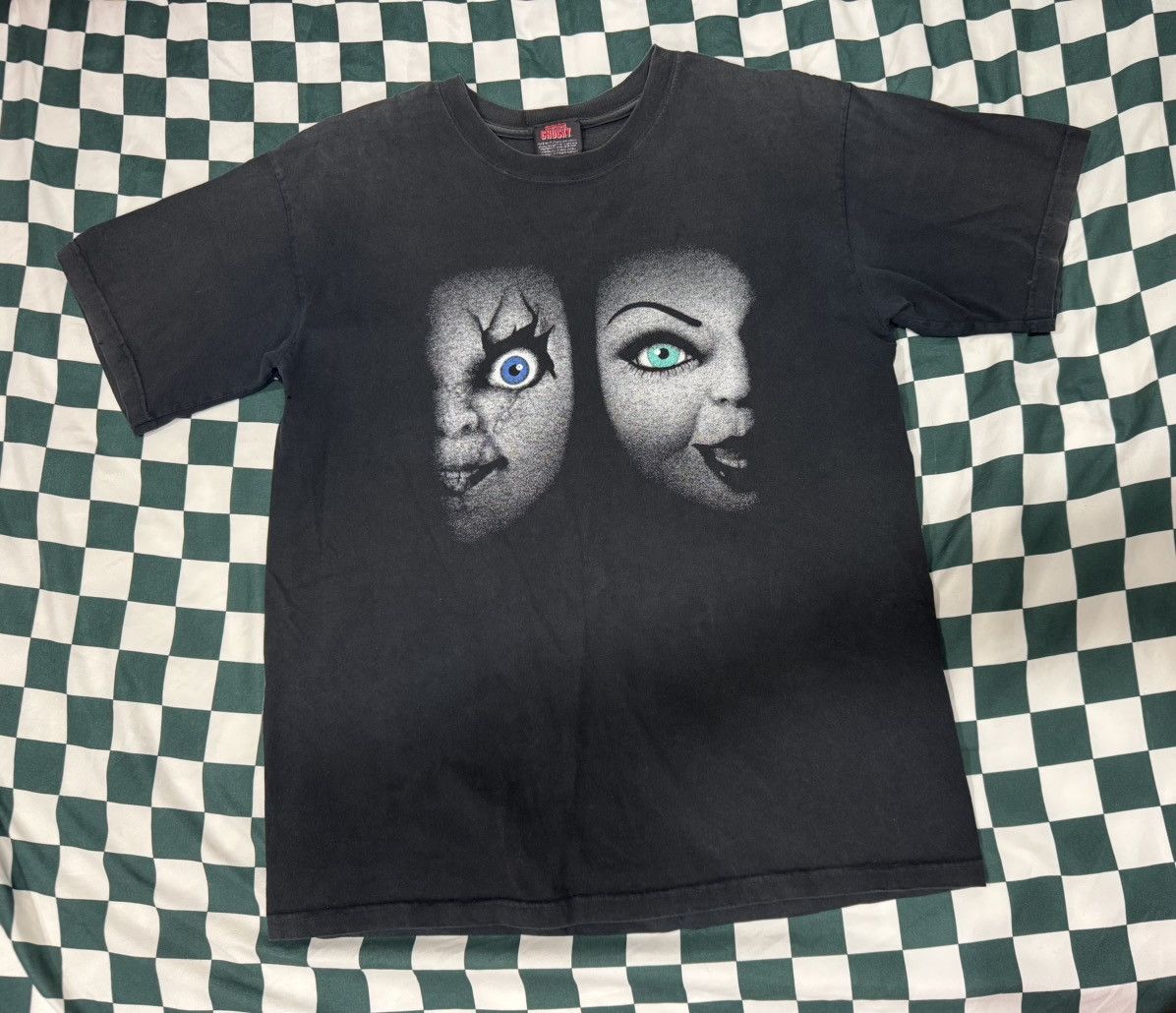 Vintage Vintage 1998 Bride of Chucky movie promo shirt Size US L / EU 52-54 / 3 - 1 Thumbnail
