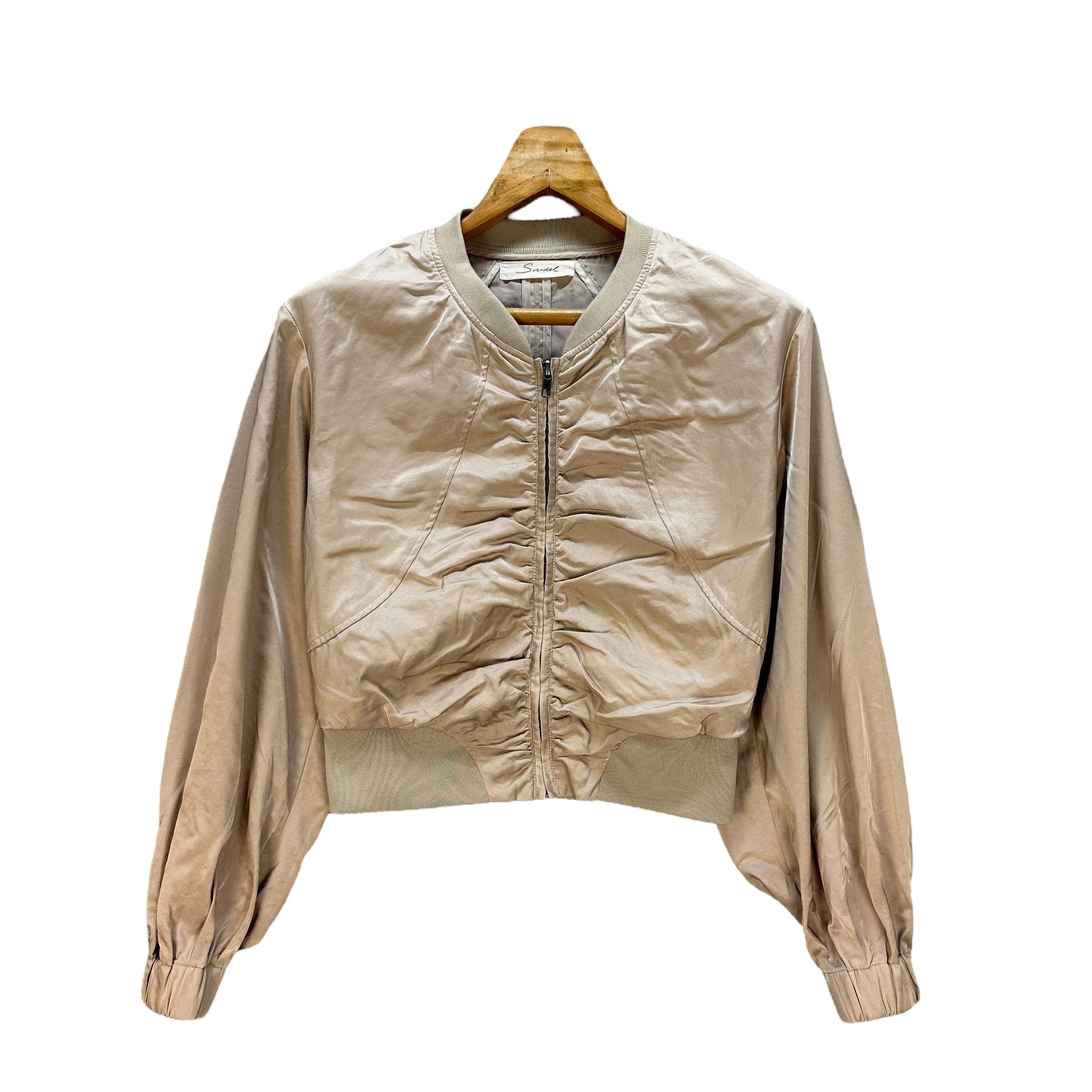Japanese Brand SNIDEL Cropped Bomber Jacket Free Size #A63-1533 Size ONE SIZE - 1 Thumbnail